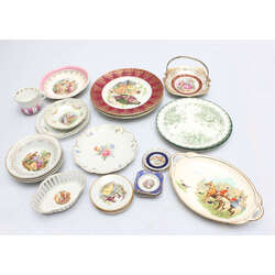 Various porcelain dishes 25 pcs.