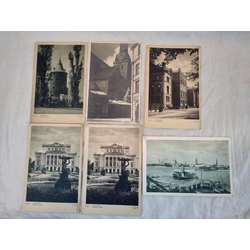 12 postcards, Riga, 1930