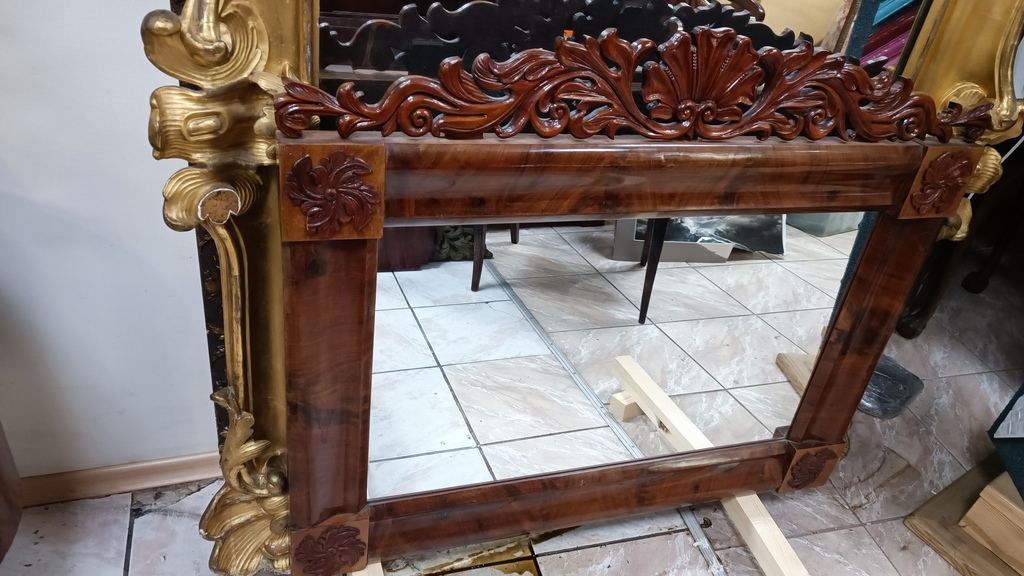 Biedermeier style mirror