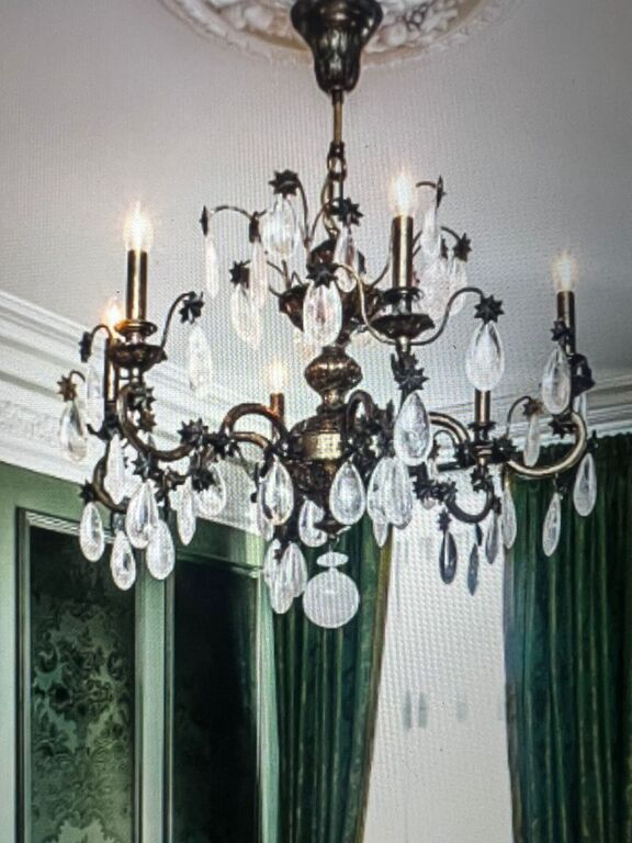 Ombres & Facettes Saxe collection chandelier 