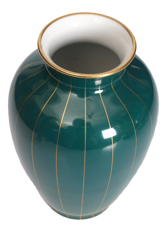 Porcelain vase in art deco style 