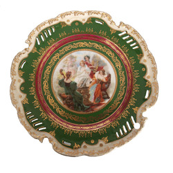 Decorative porcelain plate