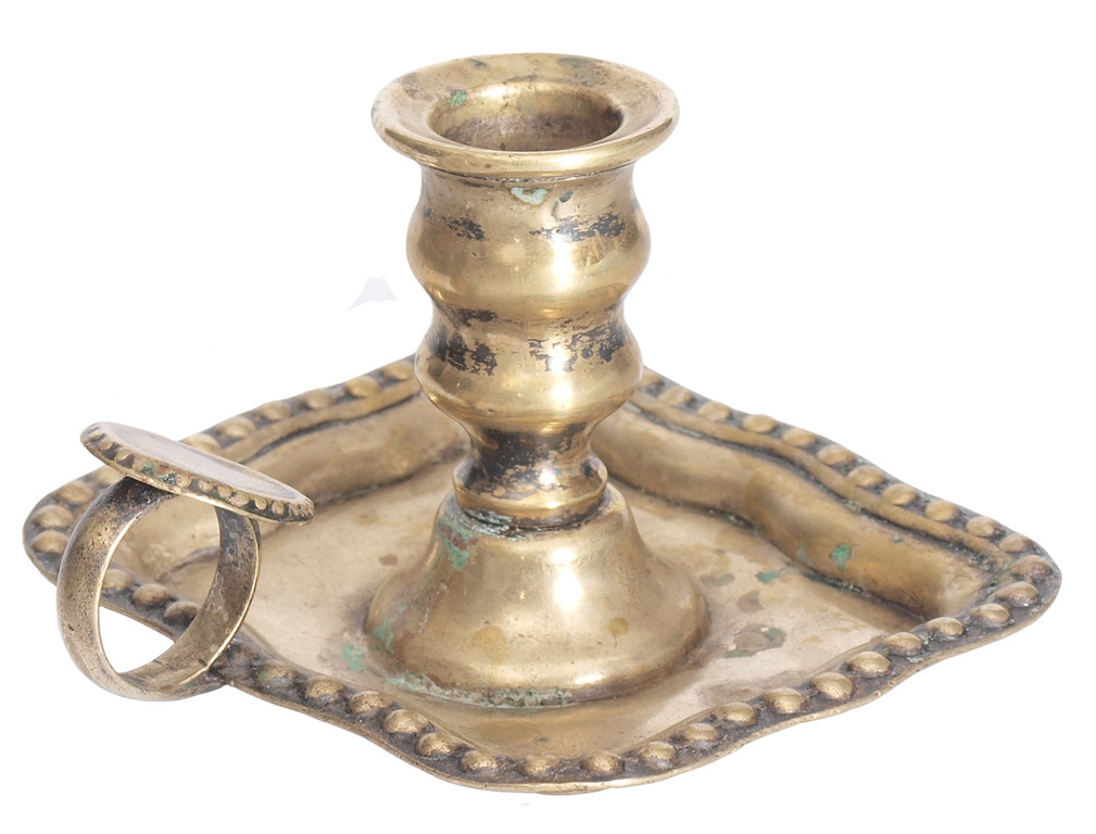 Silver plated candlestick
