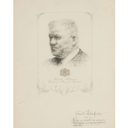 Portrait of the president Karlis Ulmanis