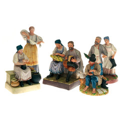 Porcelain figures set (5 pcs.) 
