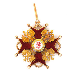 Орден второй степени Святого Станислава с лентой