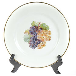 Porcelain plate for grapes 