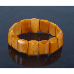 Austrian pressed amber bracelet