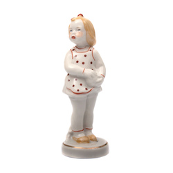 Porcelain figure ''Little Girl with an Apple''