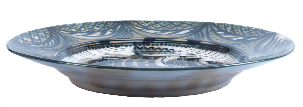 Dekoratīvais porcelāna šķīvis „Burinieks”