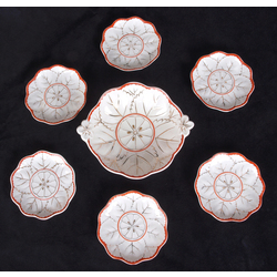 Porcelain sockets - jam dishes(7 pieces)