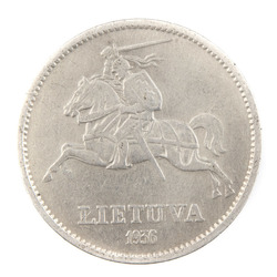 Sudraba 10 litu monēta