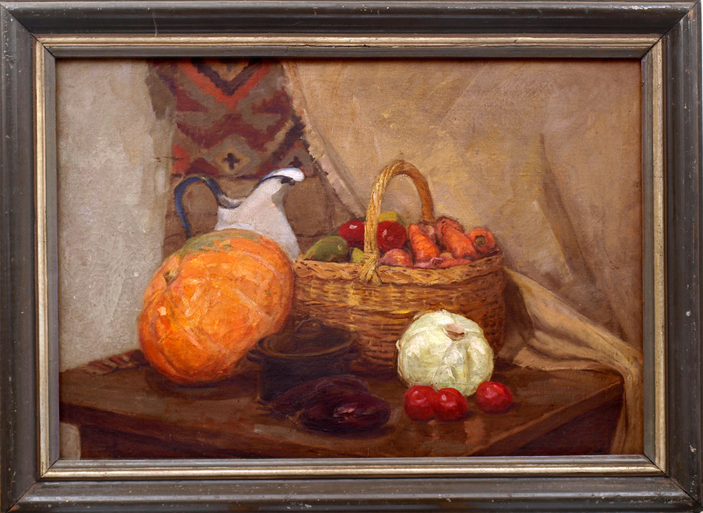 Still life with vegetables