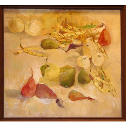 Still life with pears