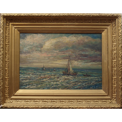 Landscape with sailing ship