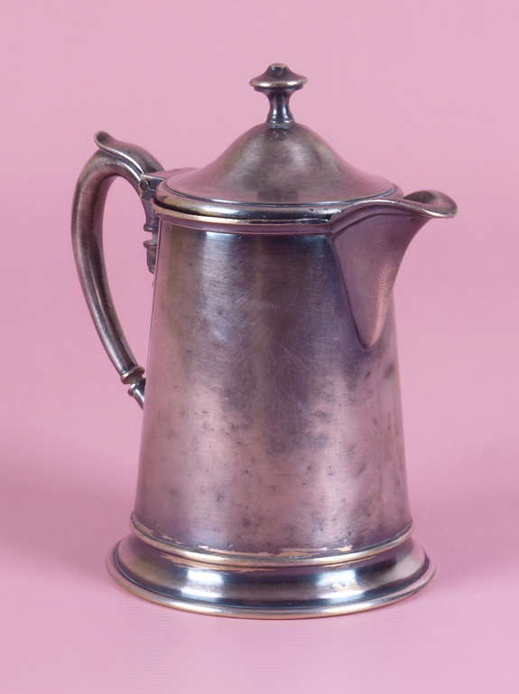 Silvered coffee pot