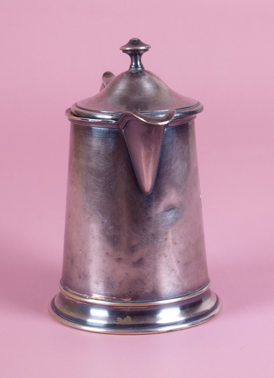 Silvered coffee pot